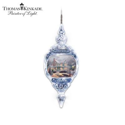Thomas Kinkade Annual Crystal Ornament Collection