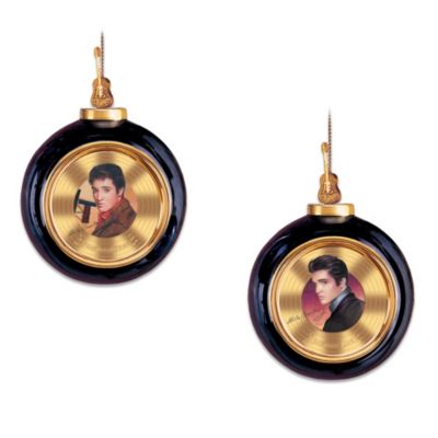 Buy Solid Gold Elvis Presley Heirloom Porcelain Ornament Collection: Sets Of Two