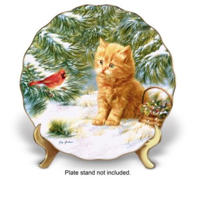 Purr-fect Companions Kitten Art Porcelain Plate Collection