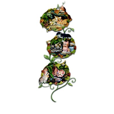 Hugs N Kittens Wall Decor Collector Plate Collection