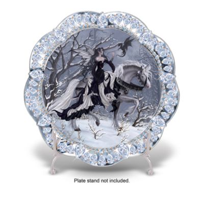 Crystal Enchantment Fantasy Art Collector Plate Collection: Unique Home Decor