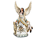 Wings Of Comfort Collectible Wolf Art Angel Figurine Collection