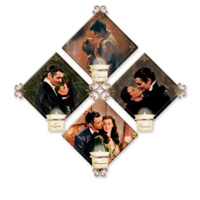 Scarlett And Rhett Flames Of Passion Collection: Gone With The Wind Wall Decor Art