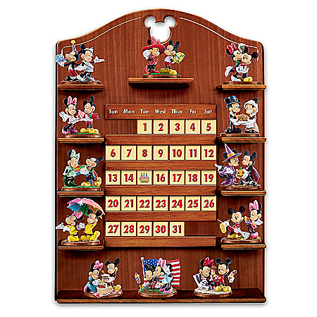 Disney Mickey And Minnie Together Forever Perpetual Calendar Collection