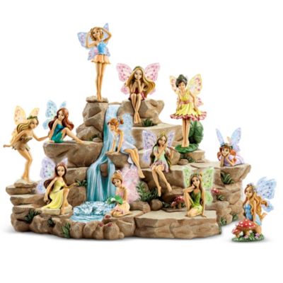 Faerie Glade Gathering Dew Drop Darlings Fairy Figurine Collection