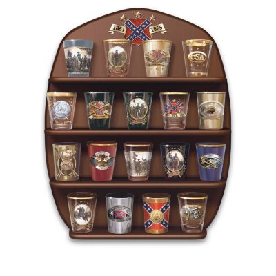 Legends Of The South Shot Glass Collection: Civil War Memorabilia