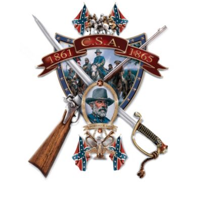 Legends Of The Civil War Confederate Wall Decor Art Collection