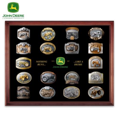 John Deere Collectible Belt Buckle Collection