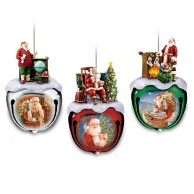 Dona Gelsinger's Santa Sleigh Bells Ornament Collection: Sets Of Three