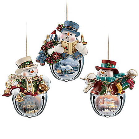 Thomas Kinkade Snow-Bell Holidays Ornament Collection