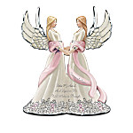 Breast Cancer Support Heirloom Porcelain Musical Figurine Collection: Sisters Of Hope