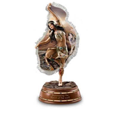 Call Of The Wild Dancer Wolf Art Figurine Collection