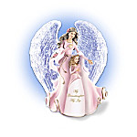 Granddaughters Crystal-Winged Musical Angel Figurine Collection