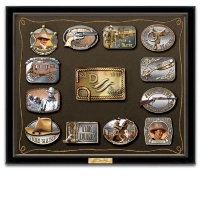 John Wayne Belt Buckle Wall Art Collection