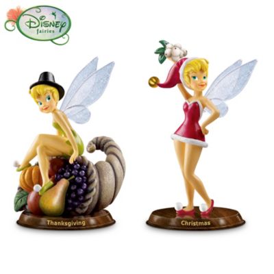 Disney Tinker Bell's Sparkling Holidays Figurine Collection: Sets Of Two