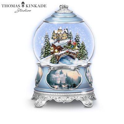 Thomas Kinkade Songs Of The Season Holiday Snowglobe Collection