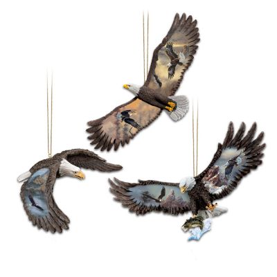 The Bald Eagle Soaring Strengths Ornament Collection