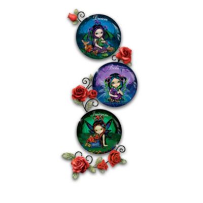 Jasmine Becket-Griffith Fairy Transformations Glow-In-The-Dark Plate Collection