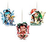 Jasmine Becket-Griffith We Wish You A Fairy Christmas! Fantasy Art Ornament Collection