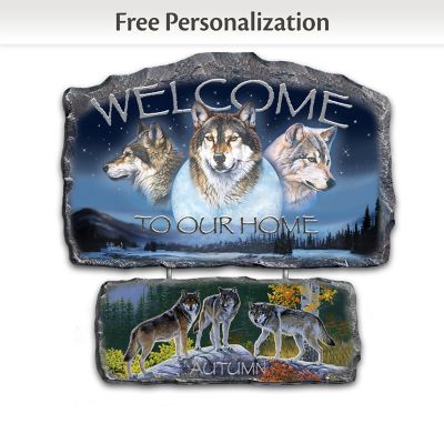 Sentinels Of The Seasons Personalized Welcome Wall Decor Collection