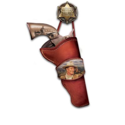 Buy John Wayne Straight Shooter Replica Pistol Wall Decor Collection