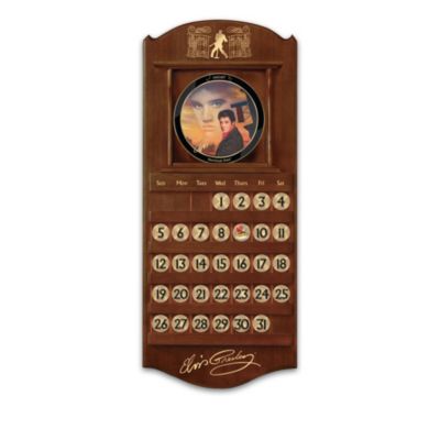 Elvis - Rockin' Through The Year Collector Plate Perpetual Calendar Collection