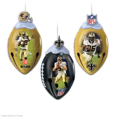 New Orleans Saints Footbells Ornament Collection