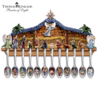 Buy Thomas Kinkade Nativity Spoon Collection