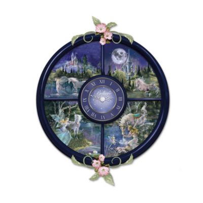 Glow-In-The-Dark Timeless Magic Fairy Fantasy Wall Clock Collection