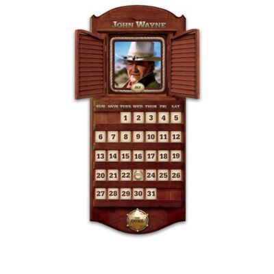 John Wayne Western Legend Perpetual Calendar Collection