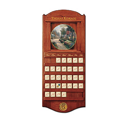 Thomas Kinkade Simpler Times Collector Plate Calendar Collection