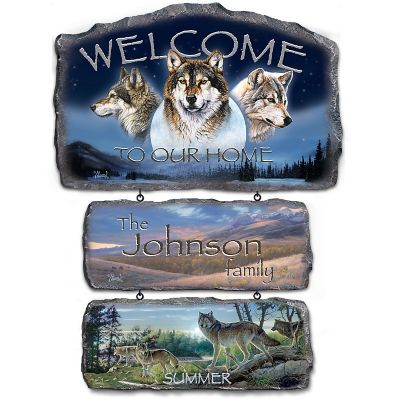 Buy Sentinels Of The Seasons Personalized Welcome Sign Collection