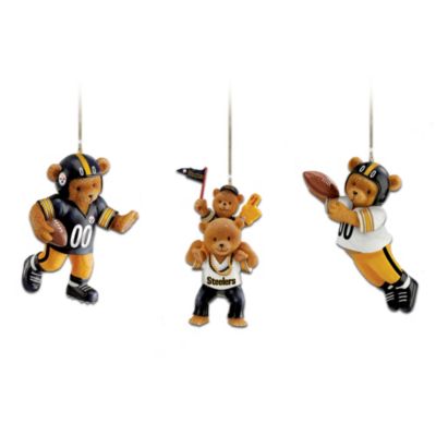 Pittsburgh Steelers Faithful Fuzzies Ornament Collection