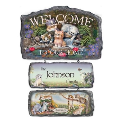 Buy Personalized Welcome Sign Collection: Cozy Companions