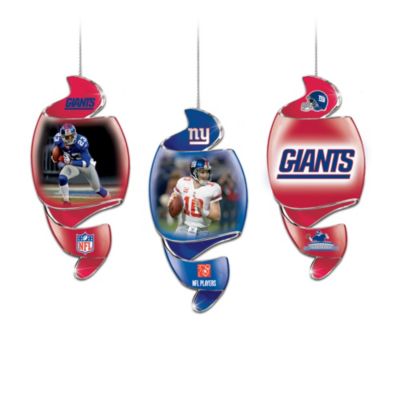 New York Giants Perfect Spiral Ornament Collection