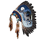 Buy Replica Warrior Headdress With Wolf Art Wall Decor Collection: Sacred Presence