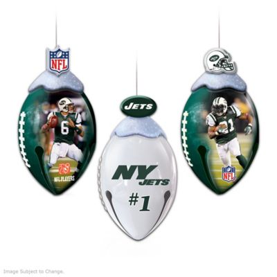 New York Jets FootBells Ornament Collection