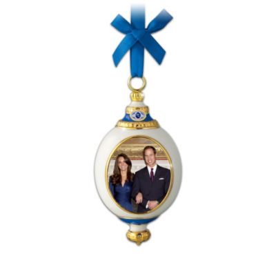 Royal Romance: Commemorative Prince William And Kate Middleton Ornament Collection