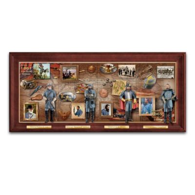 Civil War 150th Anniversary Confederate Generals Wall Decor Collection