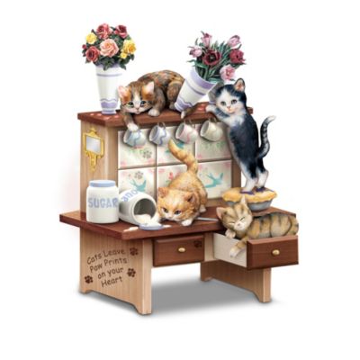 Jurgen Scholz Purr-fectly Playful Cat Sculpture Collection