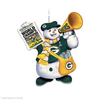 "The Green Bay Packers ""Coolest Fans"" Ornament Collection"