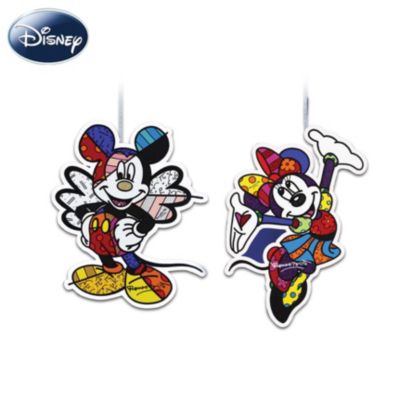 Britto Magical Mickey Holiday Ornament Collection