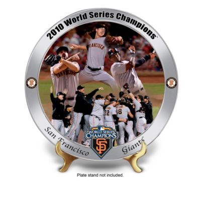 2010 San Francisco Giants Commemorative Collector Plate Collection