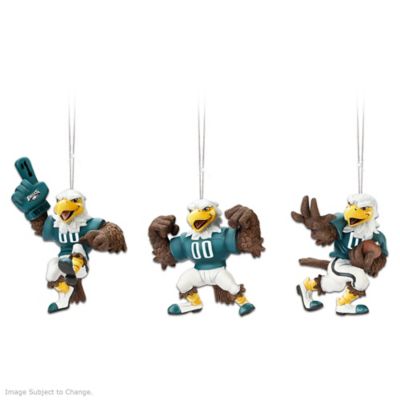 NFL Philadelphia Eagles Swoop Christmas Ornament Collection