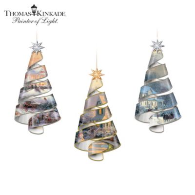Thomas Kinkade O Christmas Tree Ornament Collection