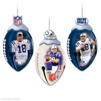 NFL Indianapolis Colts FootBells Ornament Collection