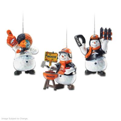 NFL Denver Broncos Christmas Ornament Collection: Coolest Fans