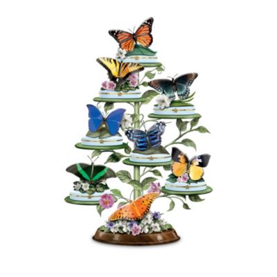 Butterflies Of North America Tabletop Tree Collection