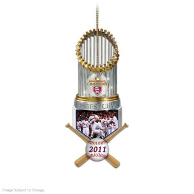 St. Louis Cardinals MLB 2011 World Series Champions Christmas Ornament Collection