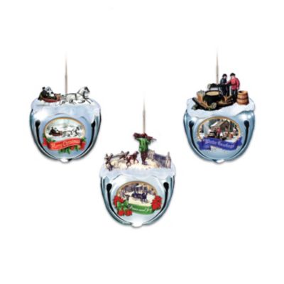 Currier & Ives Sleigh Bells Ornament Collection